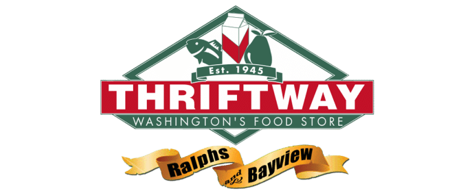 A theme logo of Oly Thriftway